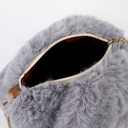 Сумка детская Зайчик, 20?20 см, серая