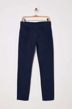 TRENDYOL MAN Lacivert Slim/Dar Paca Basic 5 Cep Esnek Gabardin Pamuklu Pantolon TMNSS25PL00020 - Trendyolmilla фото 10
