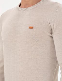 Erkek Slim Fit Bisiklet Yaka Ta_ Melanj Kazak - U.s. polo assn фото 7
