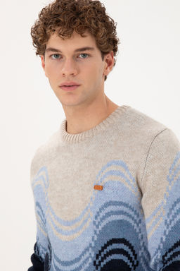 Erkek Regular Fit Bisiklet Yaka Lacivert Kazak - U.s. polo assn фото 9