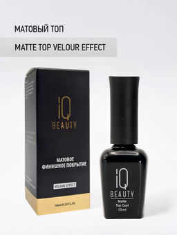 IQ Beauty Каучуковое матовое финишное покрытие с кальцием, 10 мл  фото 5