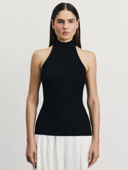 Топ халтер с люрексной нитью / Zarina  фото 3