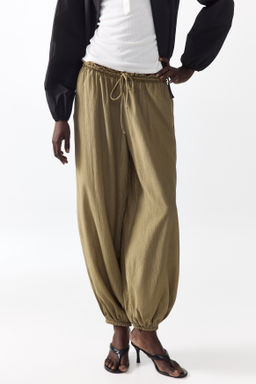 Pantal?n globo con cord?n de ajuste - H&m фото 6