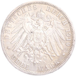3 марки 1910 года А Германия (Пруссия)