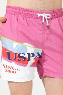 U. S. Polo Assn Мужские розовые шорты для плавания - U.s. polo assn фото 8