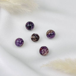 Бусины для украшений из Чароита (5 шт)