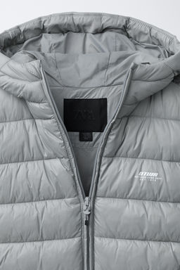 CHALECO ULTRALIGERO TEXTO / Gris - Zara фото 6