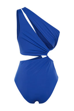 Saks Tek Omuz Tunelli Cut Out/Pencereli Regular Core Mayokini TBESS23MA00206