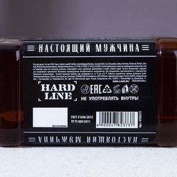 Гель для душа виски Крутой мужик, 500 мл, аромат сандала и бергамота, Чистое счастье