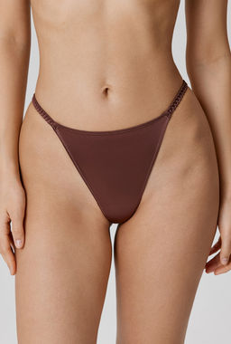 Infinity / Трусы стринг жен Davinia коричневый