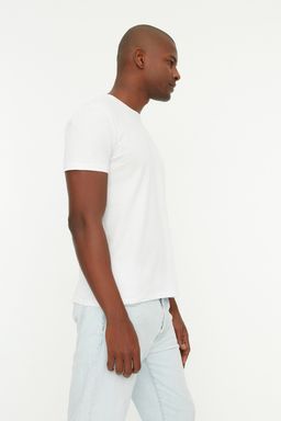 TRENDYOL MAN Siyah Slim/Dar Kesim Basic %100 Pamuklu 2li Paket Bisiklet Yaka K?sa Kollu T-Shirt TMNSS19BO0071 - Trendyolmilla фото 8