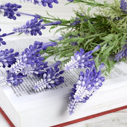 Цветок искусственный Лаванда 55 см А / HS0967F /уп 2/800/А - Галеонтрейд фото 3