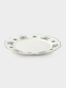 Тарелка WY Emerald Essence, d=20 см, фарфор, белая