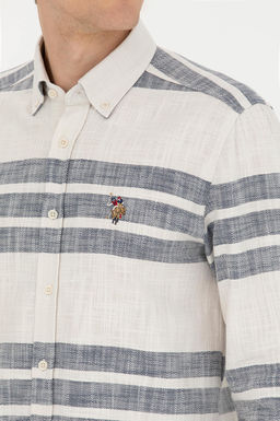 Мужская рубашка с длинным рукавом Stone - U.s. polo assn фото 21