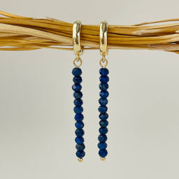 Серьги длинные из Лазурита