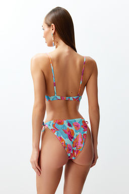 TRENDYOLMILLA Cicek Desenli Balkonet Tunelli Regular Bikini Tak?m? TBESS24BT00102  фото 6