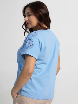 Блуза Время перемен (голубая) Б15478-20М