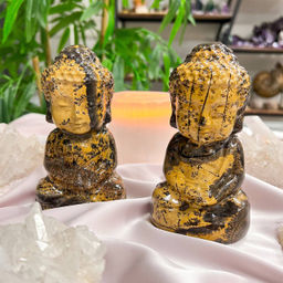 Статуэтка резная "Будда" из дендритовой Яшмы