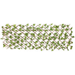 Забор декоративный "Листья плюща" при ширине 2 м высота 0,95 м (h-1,2м в сложенном), Зеленый