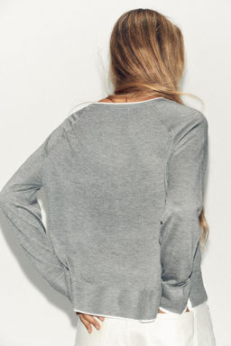 DOUBLE KNIT SWEATER - Zara фото 4
