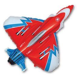 Шар воздушный фольгированный 39" «Истребитель», цвет красный