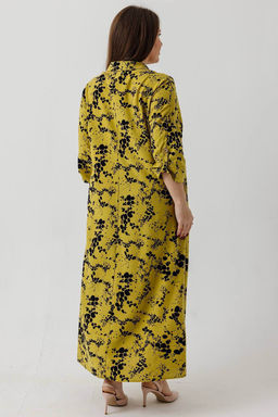 Платье 6145/08/Горчичный, черный