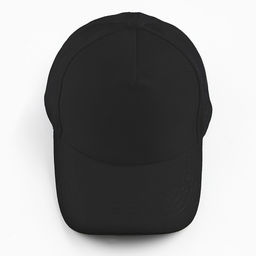 Кепка женская однотонная, цвет чёрный, х/б, р-р- 54