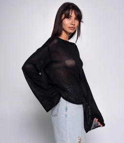 Джемпер #КТ208 (3), чёрный - Dommod фото 2