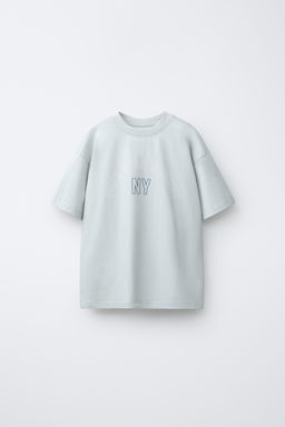 CAMISETA JOGGING TEXTO / Menta - Zara фото 2