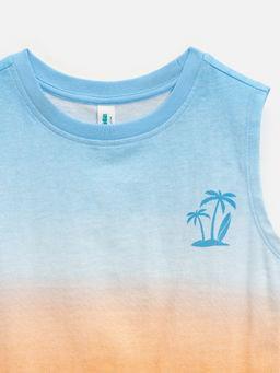 ACOOLA / Мaйка детская для мальчиков Hogan голубой принт  фото 5