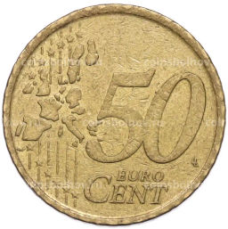Монета 50 евроцентов 2000 года Испания