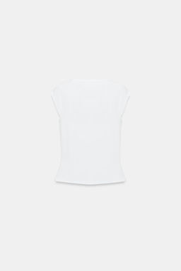 TOP CORSETERO STRETCH / Blanco