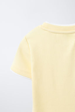 CAMISETA DOBLE CON MODAL / Antracita oscuro - Zara фото 5