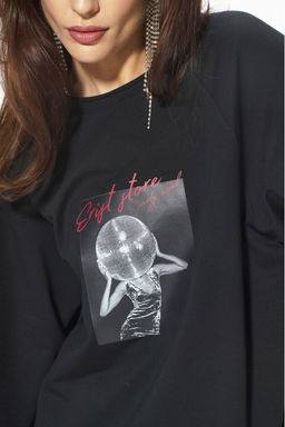 Лонгслив Party Mood Black - Erist store фото 7