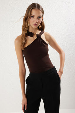 Kahverengi Aksesuar Detayl? C?tc?t? Orme Body TPRSS25BD00002