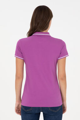 Женская фиолетовая футболка Неожиданная скидка в корзине - U.s. polo assn фото 12