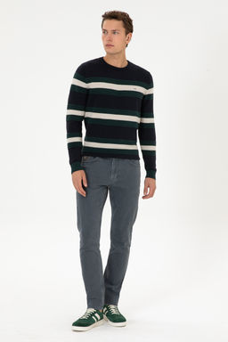 Erkek Regular Fit Bisiklet Yaka Lacivert Kazak - U.s. polo assn фото 11