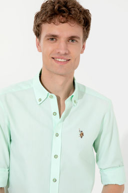 Мужская мята с длинным рубашкой скидка в корзине в корзине - U.s. polo assn фото 2