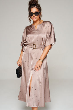 Платье 6342 какао+горох, Платье - B&F фото 5