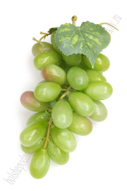 Муляж Виноград 1 шт (36 ягод) 16 см (SF-3321) зеленый - Больше подарков фото 3