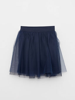 Beli Lastikli K?z ?ocuk T?l Etek