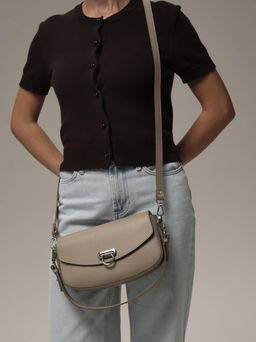 Сумка на плечо Azaro 31049 бежевый латте