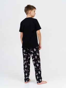 М28/1Д Пижама детская "Волк/черный"