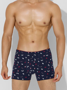 Цена за 2 штуки! Трусы боксеры мужские с новогодним принтом