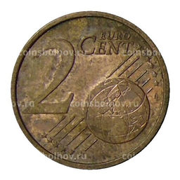 Монета 2 евроцента 2002 года F Германия