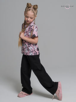 Костюм Лето коты лео-черный - Sovalina фото 22