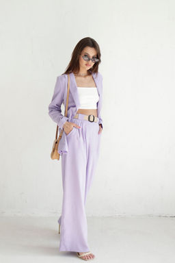 9619 Костюм брючный лавандовый - Martichelli фото 5