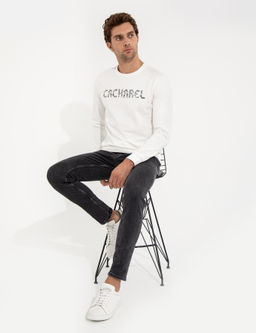 Белый свитшот - Cacharel фото 2