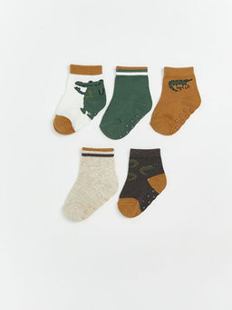 Desenli Erkek Bebek Soket ?orap 5li