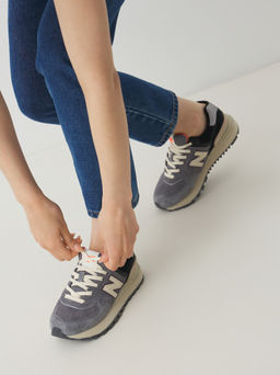 Женские кроссовки NEW BALANCE 574 Артикул 4795674, серый  фото 2